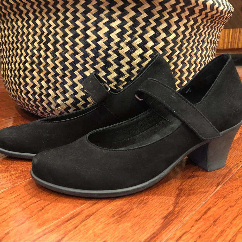 Arche Black Nubuck Mary Jane with Heel, size 38